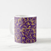 Mug Amethyst Purple Golden Sollwork (Devant gauche)