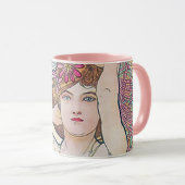 Mug Améthyste (Quatre Bijoux), Alphonse Mucha (Devant droit)