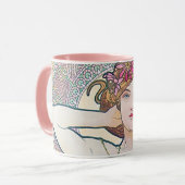 Mug Améthyste (Quatre Bijoux), Alphonse Mucha (Devant gauche)