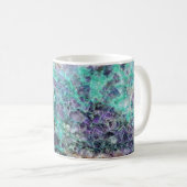 Mug améthyste texture pierre motif pierre gemme minéra (Devant droit)