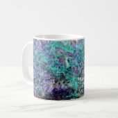 Mug améthyste texture pierre motif pierre gemme minéra (Devant gauche)