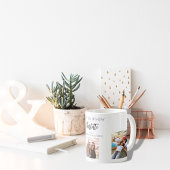 Mug Ami d'anniversaire blanc noir noms photo