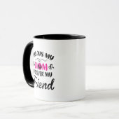 Mug ami de maman typographie mignonne (Devant gauche)