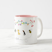 Mug Ami des Animaux Mignons | Tasse à Café de Dess (Devant droit)