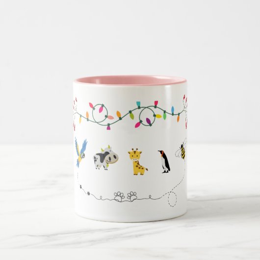 Mug Ami des Animaux Mignons | Tasse à Café de Dess (Centre)