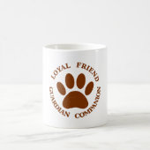 Mug Ami Fidèle Patte de Chien (Centre)
