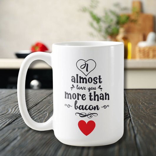 Mug Ami garçon amusant Je t'aime presque Plus Valentin