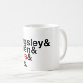 Mug Ami Kingsley, Soren, Nora, Wes de livre (Devant droit)