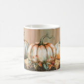Mug Amiable Citrouille couleur orange, blanc et vert (Centre)