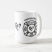 Mug Amie de sapeurs-pompiers (Devant droit)