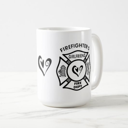 Mug Amie de sapeurs-pompiers (Devant droit)