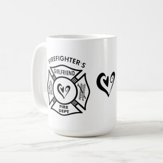 Mug Amie de sapeurs-pompiers (Devant gauche)