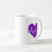 Mug Amie en violet (Devant droit)