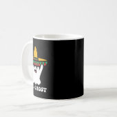 Mug Amighost Éffrayant Halloween Ghost Mexicain Sombre (Devant gauche)