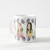 Mug Amis & Amusants rire & bons moments (Devant gauche)