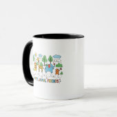 Mug Amis Animaux Heureux (Devant gauche)