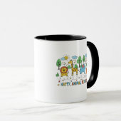 Mug Amis Animaux Heureux (Devant droit)