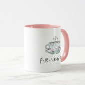 Mug AMIS™ | Aquarelle de café (Devant droit)