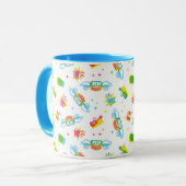 Mug AMIS™ | Central Perk Neon Motif (Devant gauche)