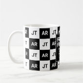 Mug AMIS chrétiens modernes de Monogramme pour toujour (Gauche)