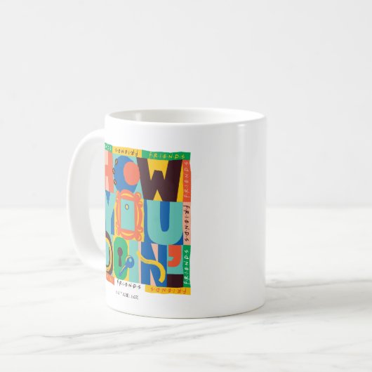 Mug AMIS™ | Comment faire' - Graphisme dynamique (Devant gauche)