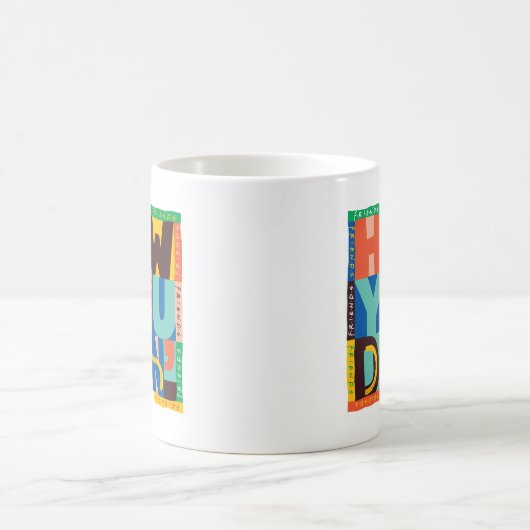 Mug AMIS™ | Comment faire' - Graphisme dynamique (Centre)
