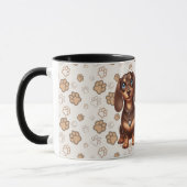 Mug Amis dachshunds mignons (Gauche)