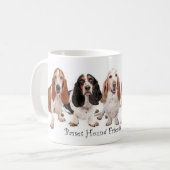 Mug Amis de Basset Hound pour toujours (Devant gauche)