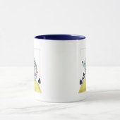 Mug Amis de Clementine | Cochon de couverture d'art po (Centre)