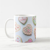 Mug Amis de la Saint-Valentin Cookies en forme de coe (Gauche)