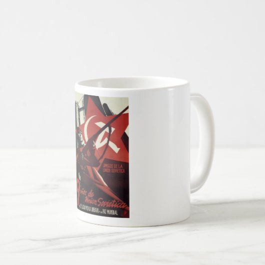 Mug Amis de l'affiche soviétique d'Union_Propaganda (Devant droit)