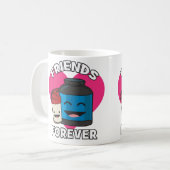Mug Amis de l'entraînement pour toujours - Cute Kawaii (Devant gauche)