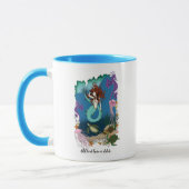 Mug Amis de l'Imaginaire bleu Sirène (Gauche)
