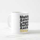 Mug Amis de livre - balancement d'Axel de Beck de cage (Devant gauche)