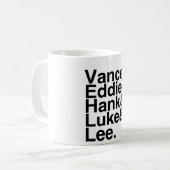 Mug Amis de livre - Vance Eddie Hank Luc Lee (Devant gauche)