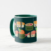 Mug Amis de sushi (Devant gauche)