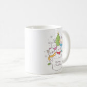 Mug Amis des animaux de Noël mignons | Fêtes de Noël (Devant droit)