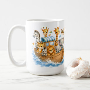 Mug Amis des animaux mignons dans un bateau T-shirt po