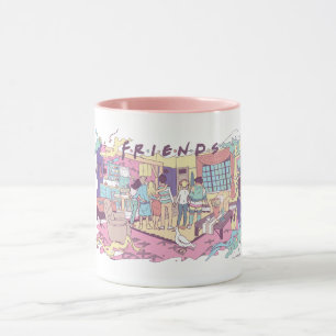 Mug AMIS™ Dessin de l'appartement