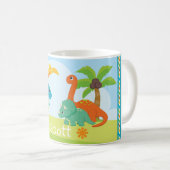 Mug Amis Dinosaures Colorés Mignons Enfants (Devant droit)