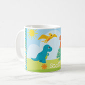 Mug Amis Dinosaures Colorés Mignons Enfants (Devant gauche)
