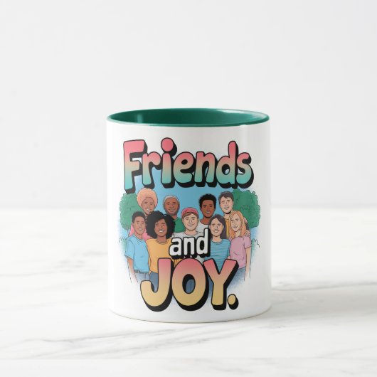 Mug Amis et joie (Centre)
