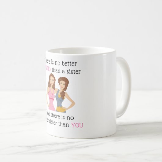 Mug Amis et soeurs (Devant droit)
