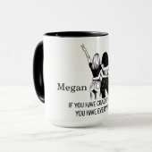 Mug Amis fous personnalisés (Devant gauche)