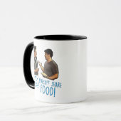 Mug AMIS™ | Joey ne partage pas de nourriture ! (Devant gauche)