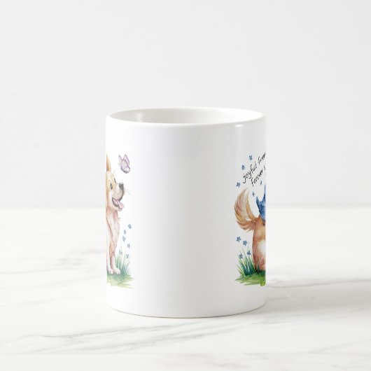 Mug amis joyeux. toujours souriants. conception de chi (Centre)