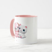 Mug Amis Meilleurs Bébé Chien Et Chat (Devant gauche)