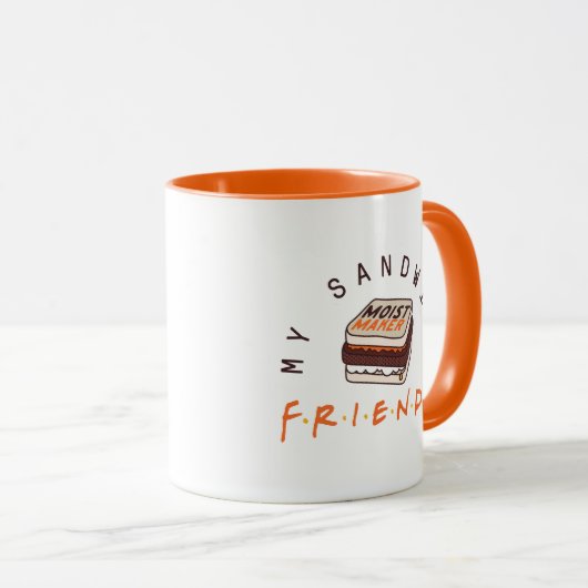 Mug AMIS™ | Mon sandwich (Devant droit)