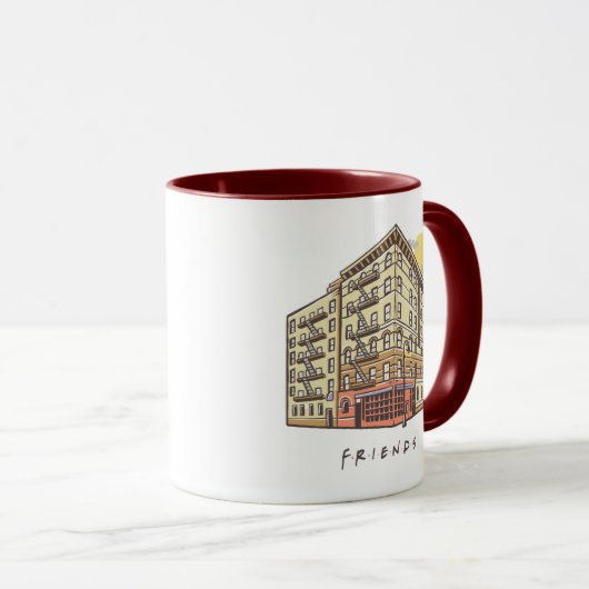 Mug AMIS™ | Monica's Apartment Building (Devant droit)