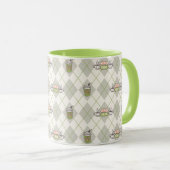 Mug AMIS™ | Motif de Jacquard Perk Central (Devant droit)